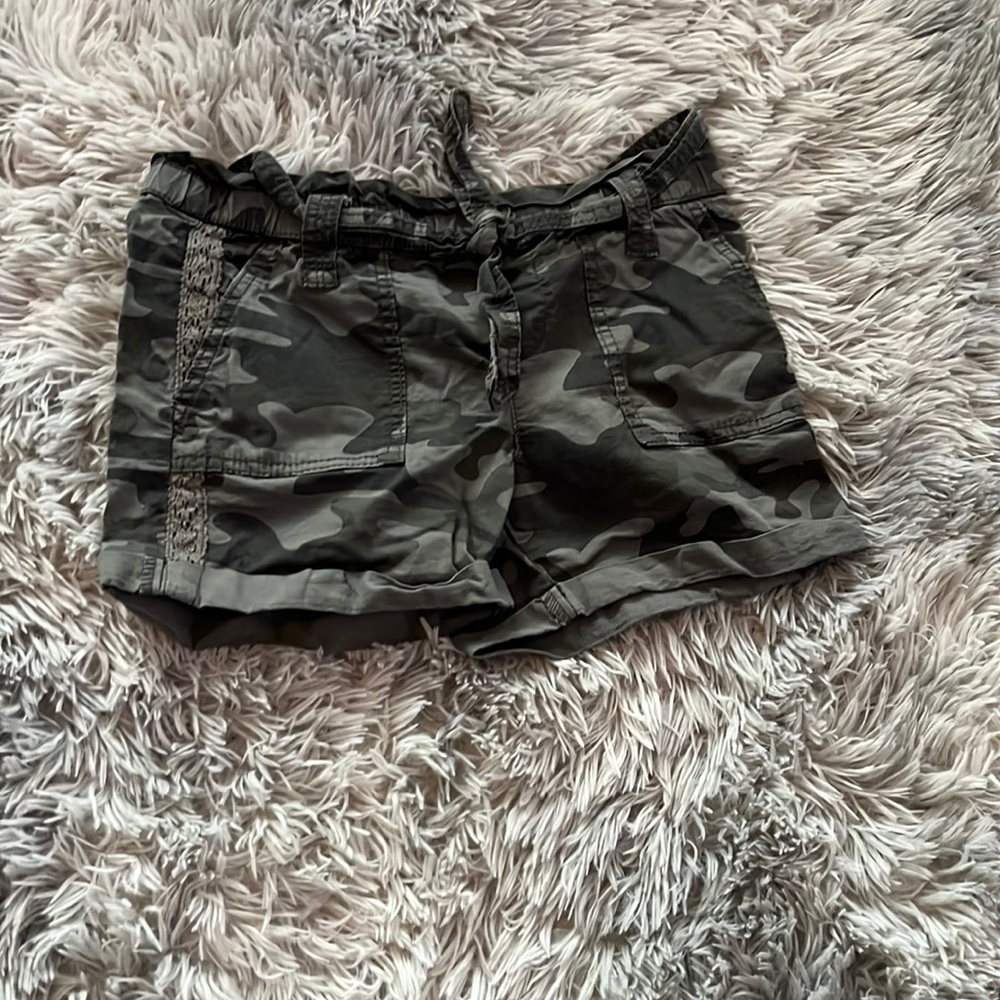 These camo shorts are super comfy and come with a belt that matches!